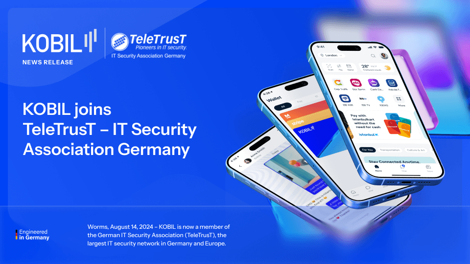 KOBIL joins TeleTrusT IT Security Association Germany