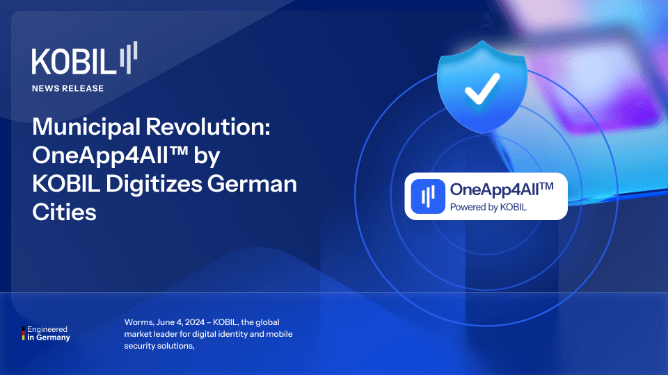 OneApp4All by KOBIL Digitizes German Cities