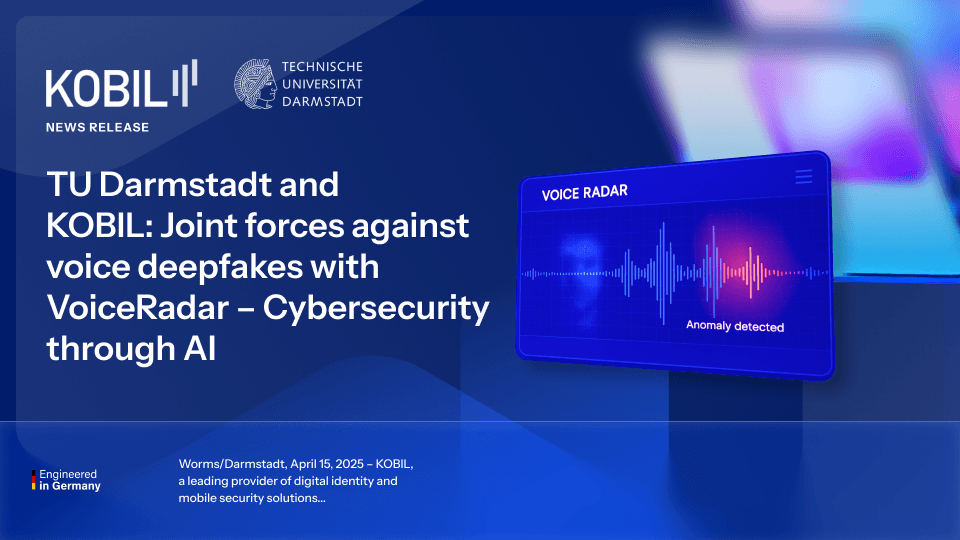 TU Darmstadt and KOBIL: Joint forces against voice deepfakes with VoiceRadar